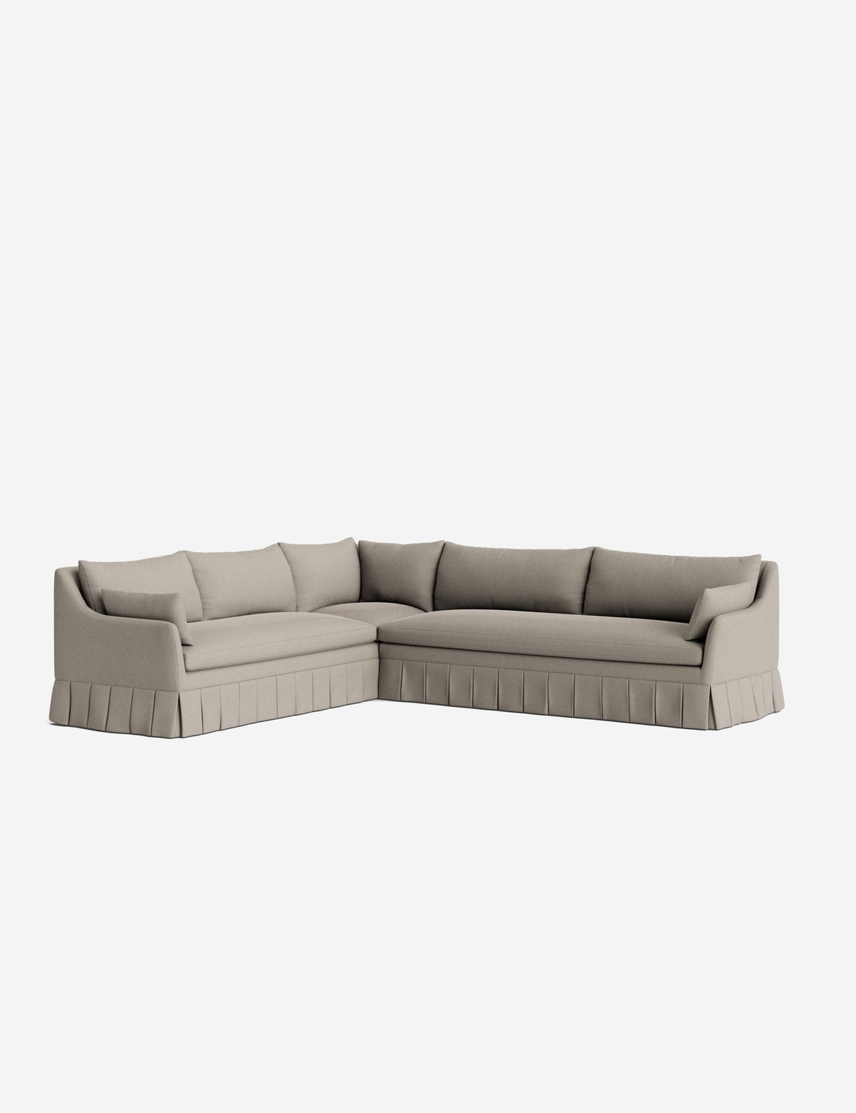Portola Pleated Sectional Sofa