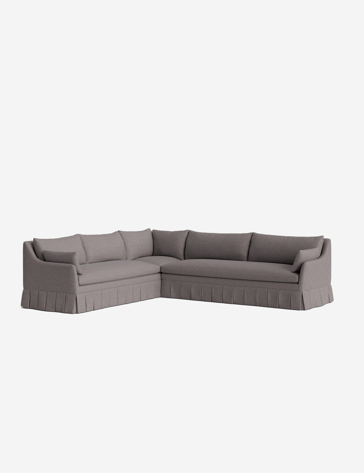 Portola Pleated Sectional Sofa