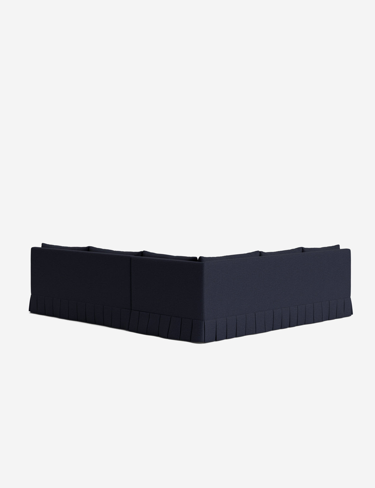 Portola Luxe Depth Pleated Corner Sectional Sofa