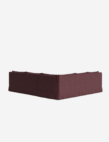 Portola Luxe Depth Pleated Corner Sectional Sofa