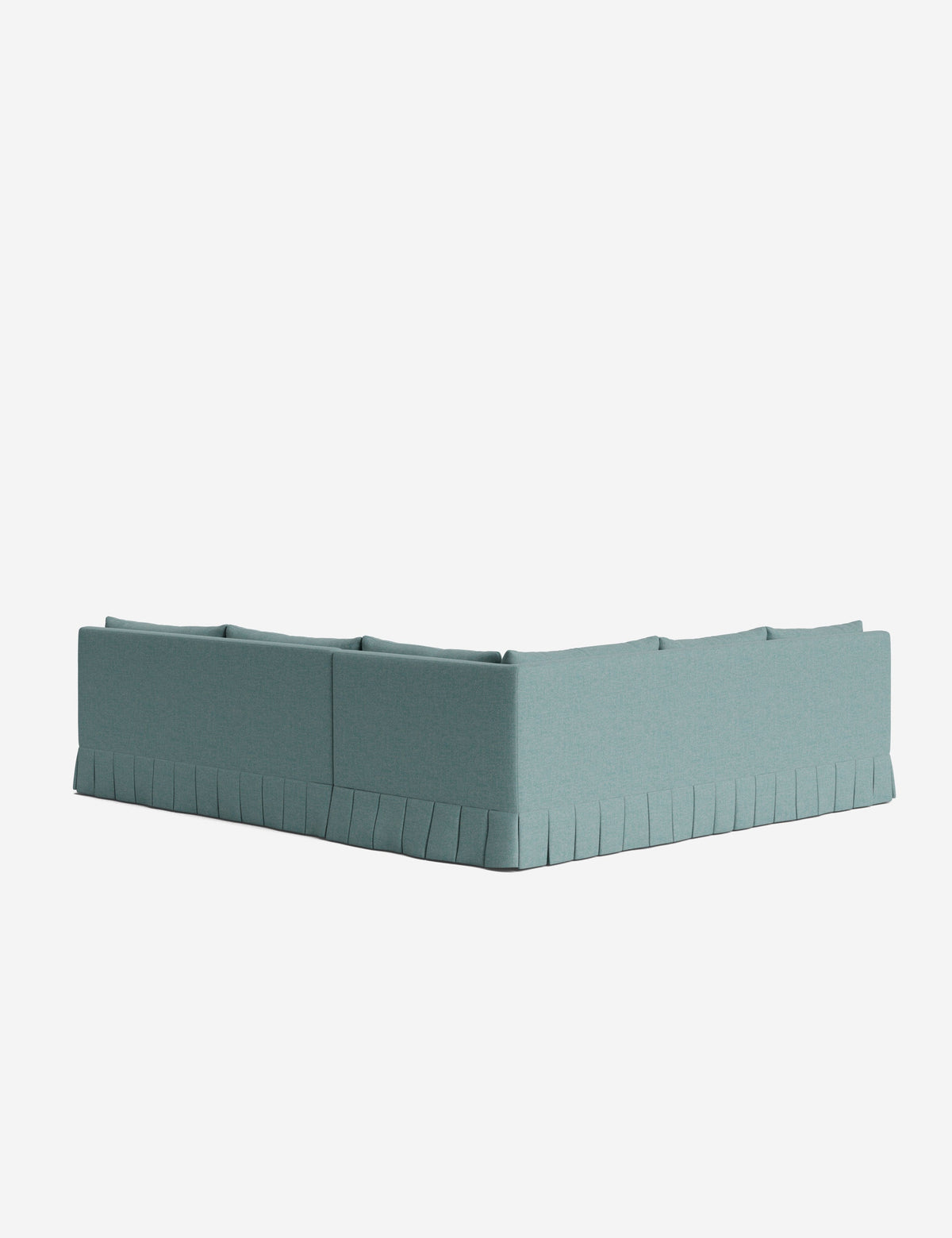 Portola Luxe Depth Pleated Corner Sectional Sofa
