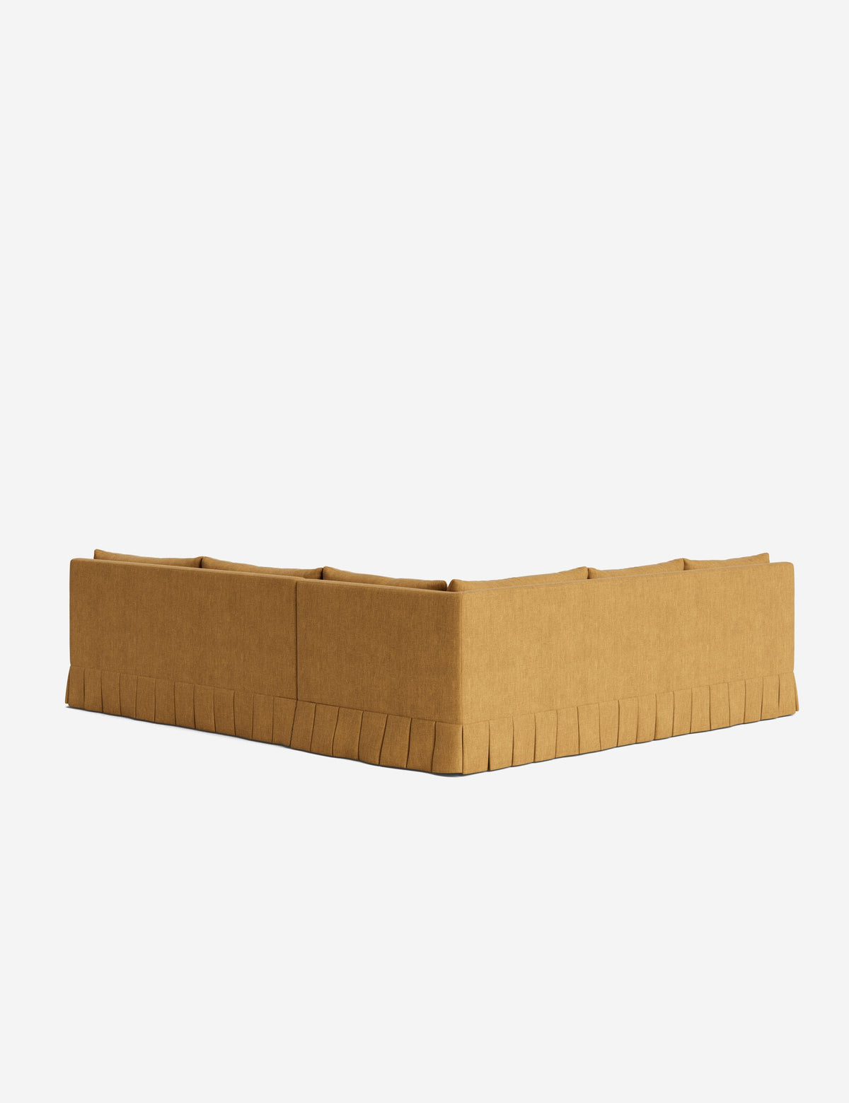 Portola Luxe Depth Pleated Corner Sectional Sofa