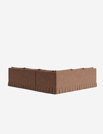 Portola Luxe Depth Pleated Corner Sectional Sofa
