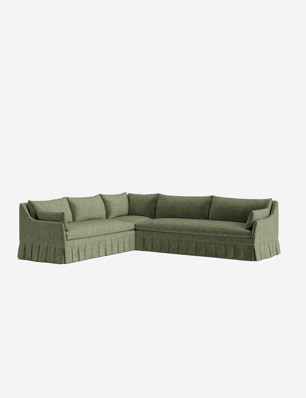 Portola Pleated Sectional Sofa