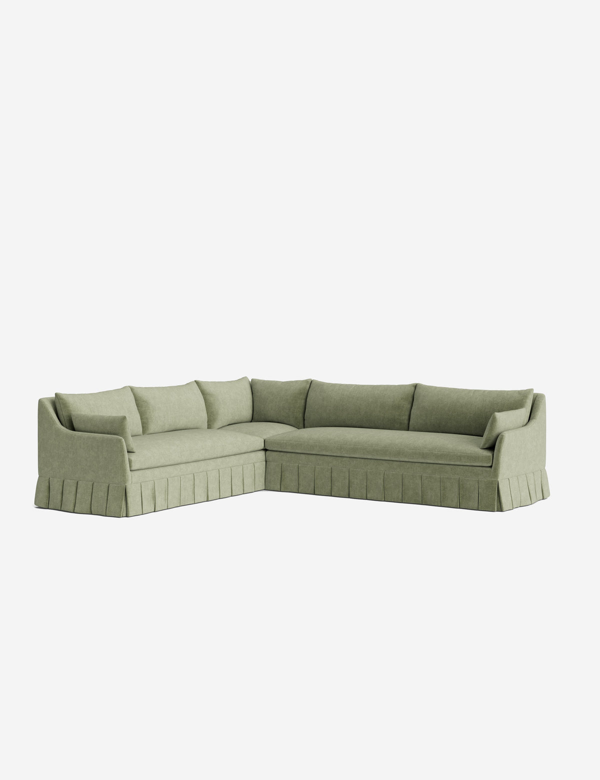 Portola Pleated Sectional Sofa