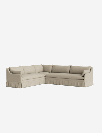Portola Pleated Sectional Sofa