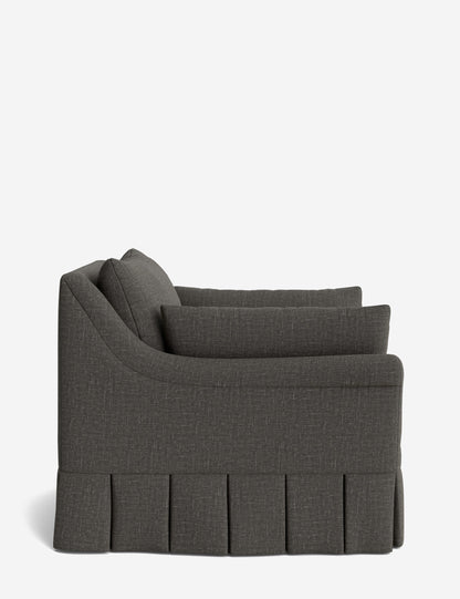 Portola Rolled Arm Luxe Depth Pleated Chair