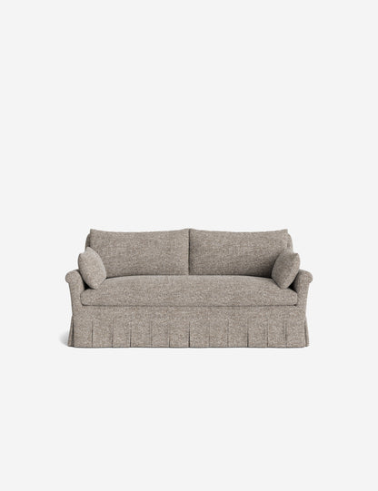 Portola Rolled Arm Luxe Depth Pleated Sofa