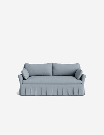 Portola Rolled Arm Luxe Depth Pleated Sofa