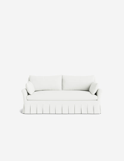 Portola Rolled Arm Luxe Depth Pleated Sofa