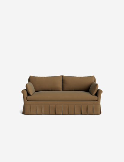Portola Rolled Arm Luxe Depth Pleated Sofa