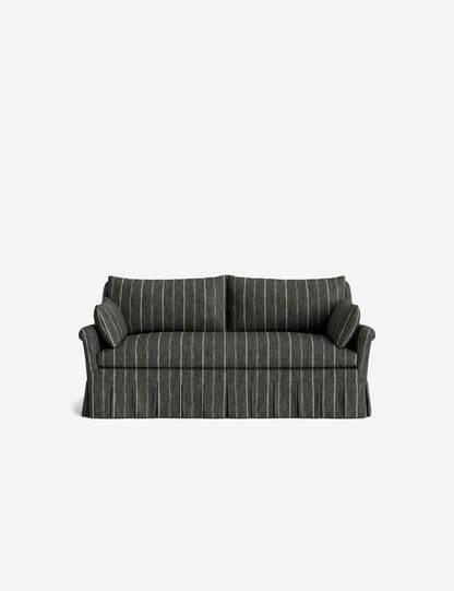 Portola Rolled Arm Luxe Depth Pleated Sofa