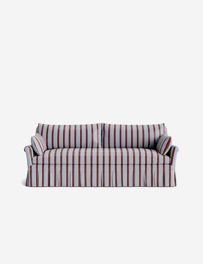 Portola Rolled Arm Luxe Depth Pleated Sofa