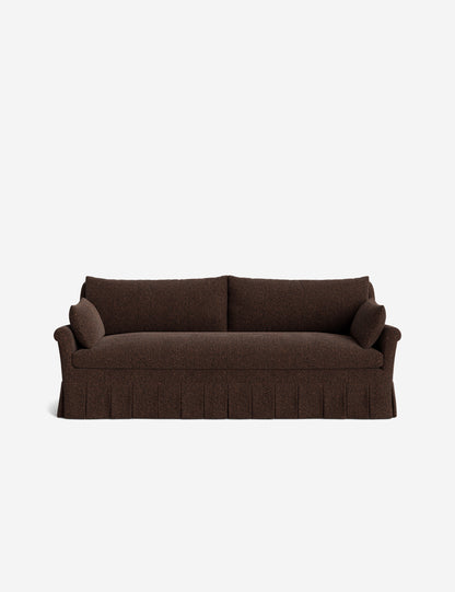 Portola Rolled Arm Luxe Depth Pleated Sofa