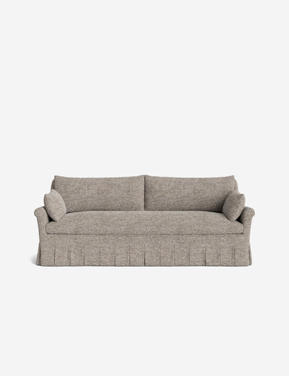 Portola Rolled Arm Luxe Depth Pleated Sofa