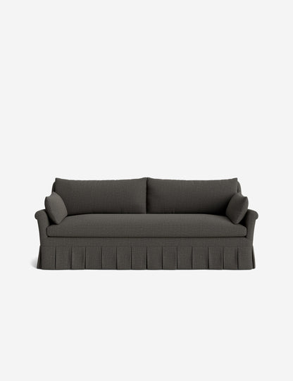 Portola Rolled Arm Luxe Depth Pleated Sofa