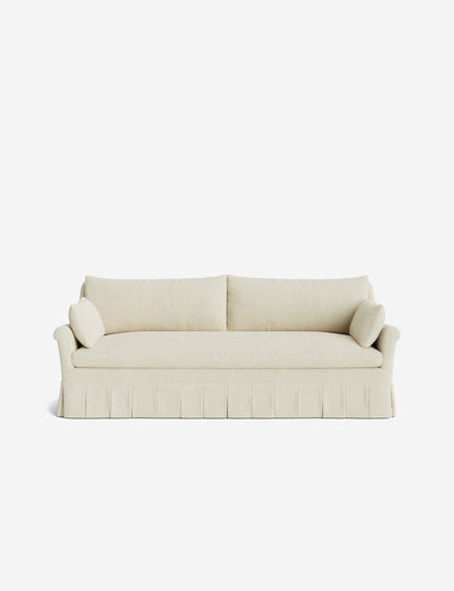 Portola Rolled Arm Luxe Depth Pleated Sofa