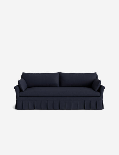Portola Rolled Arm Luxe Depth Pleated Sofa