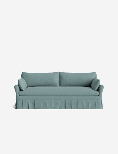 Portola Rolled Arm Luxe Depth Pleated Sofa