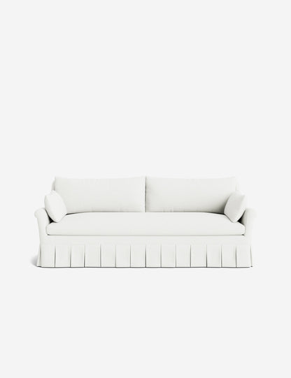 Portola Rolled Arm Luxe Depth Pleated Sofa