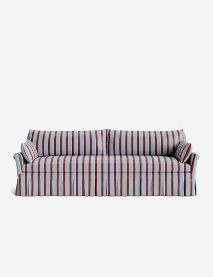 Portola Rolled Arm Luxe Depth Pleated Sofa