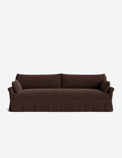Portola Rolled Arm Luxe Depth Pleated Sofa