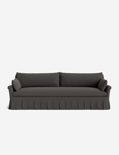 Portola Rolled Arm Luxe Depth Pleated Sofa