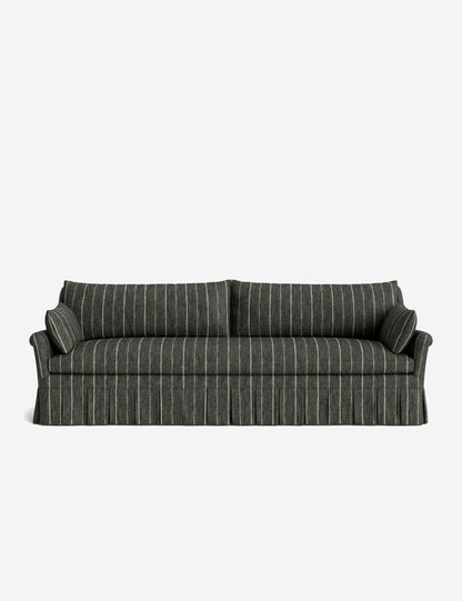 Portola Rolled Arm Luxe Depth Pleated Sofa