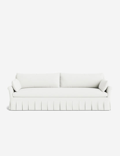 Portola Rolled Arm Luxe Depth Pleated Sofa