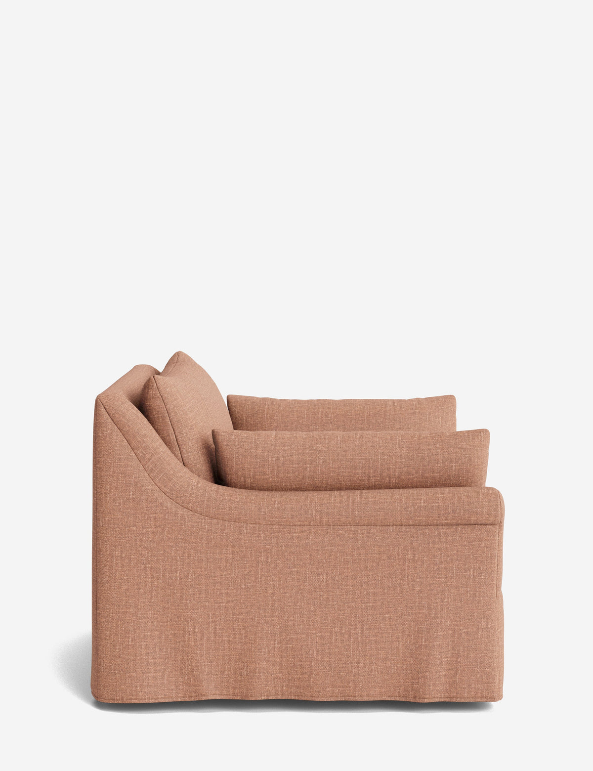 Portola Rolled Arm Luxe Depth Slipcover Chair