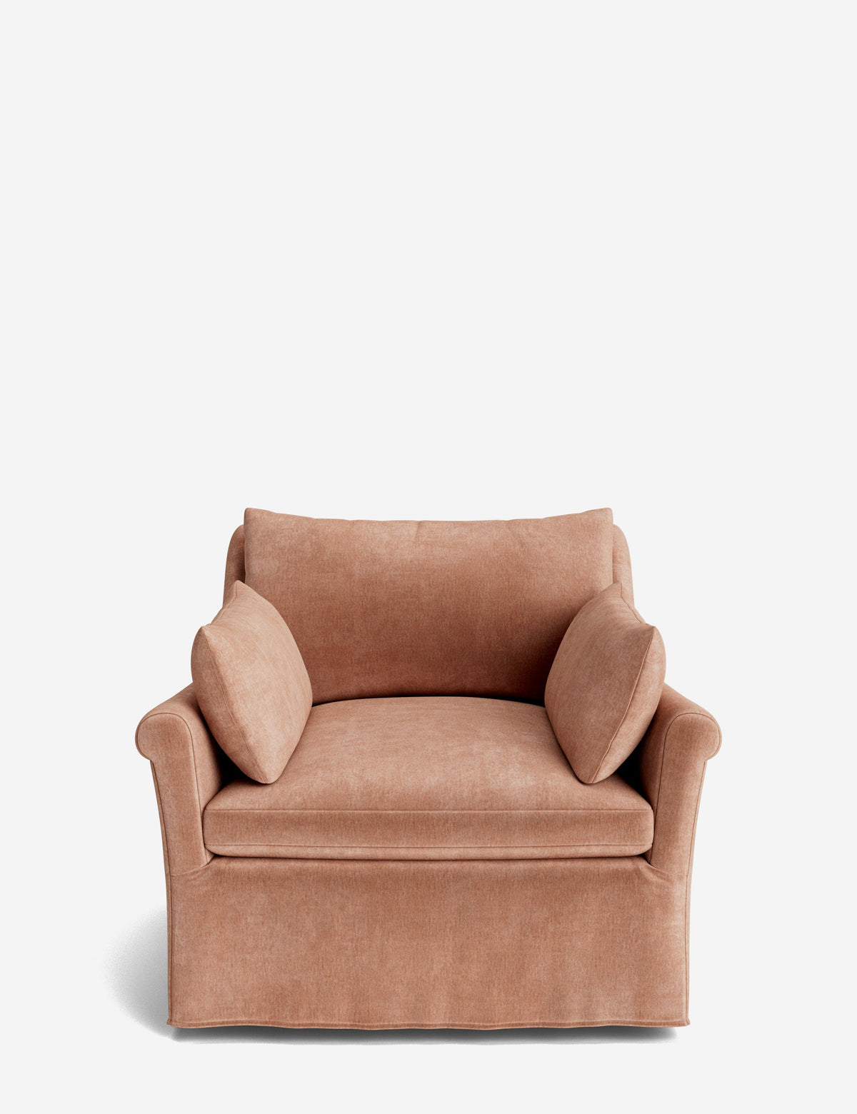 Portola Rolled Arm Luxe Depth Slipcover Chair