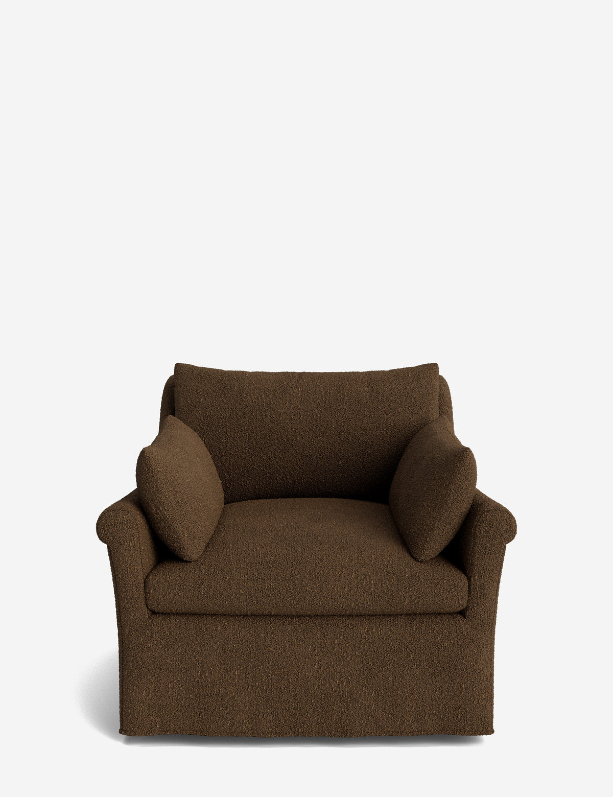 Portola Rolled Arm Luxe Depth Slipcover Chair