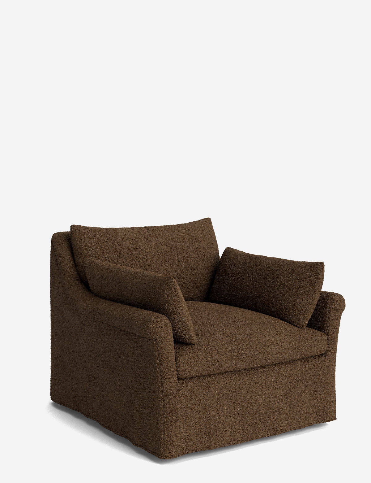 Portola Rolled Arm Luxe Depth Slipcover Chair