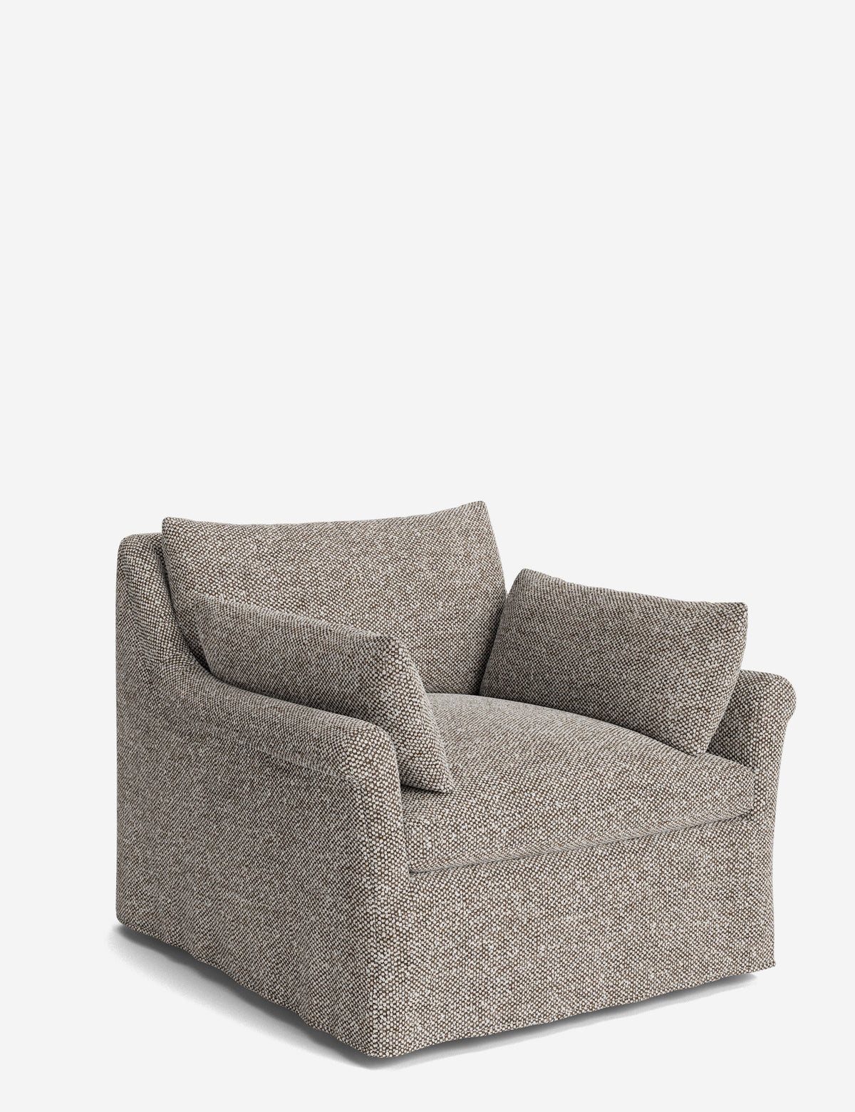 Portola Rolled Arm Luxe Depth Slipcover Chair