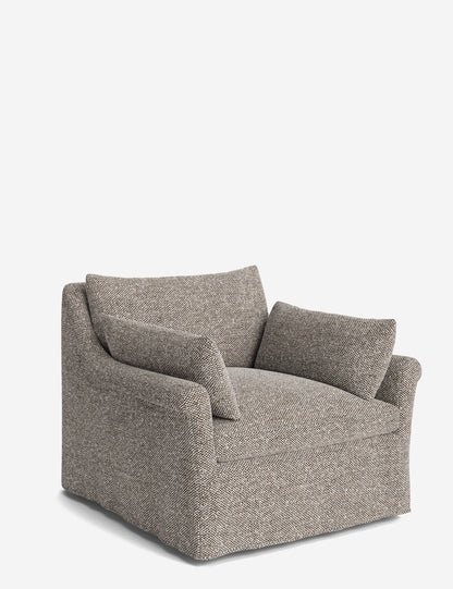 Portola Rolled Arm Luxe Depth Slipcover Chair