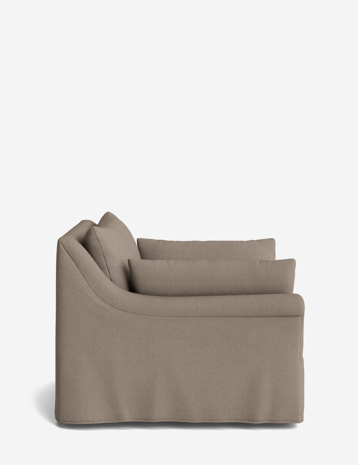 Portola Rolled Arm Luxe Depth Slipcover Chair