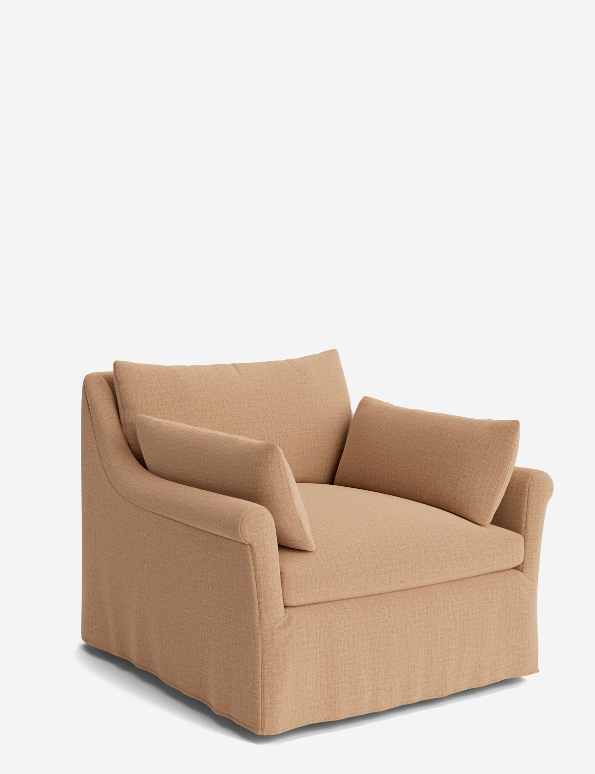 Portola Rolled Arm Luxe Depth Slipcover Chair