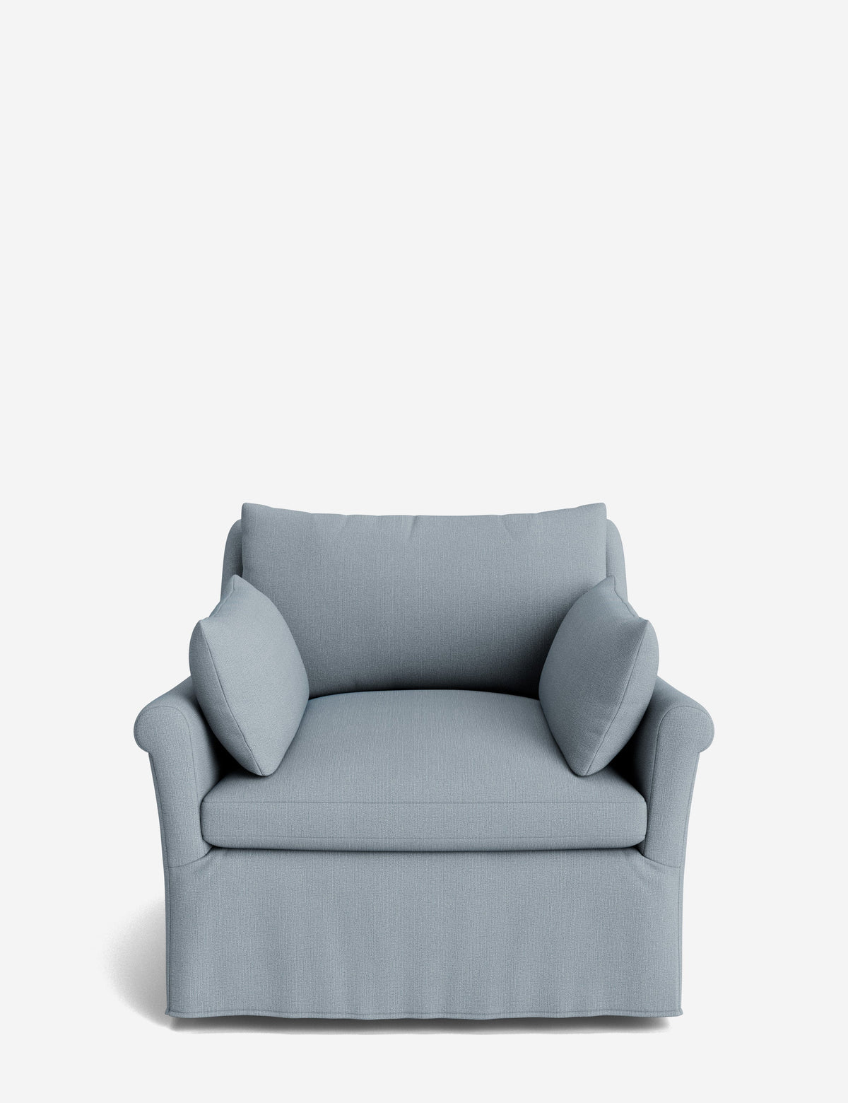 Portola Rolled Arm Luxe Depth Slipcover Chair