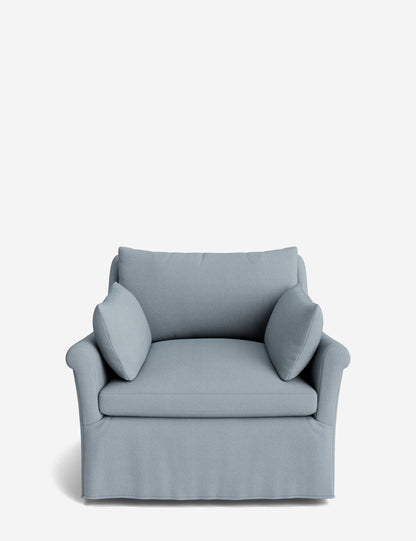 Portola Rolled Arm Luxe Depth Slipcover Chair