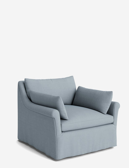 Portola Rolled Arm Luxe Depth Slipcover Chair