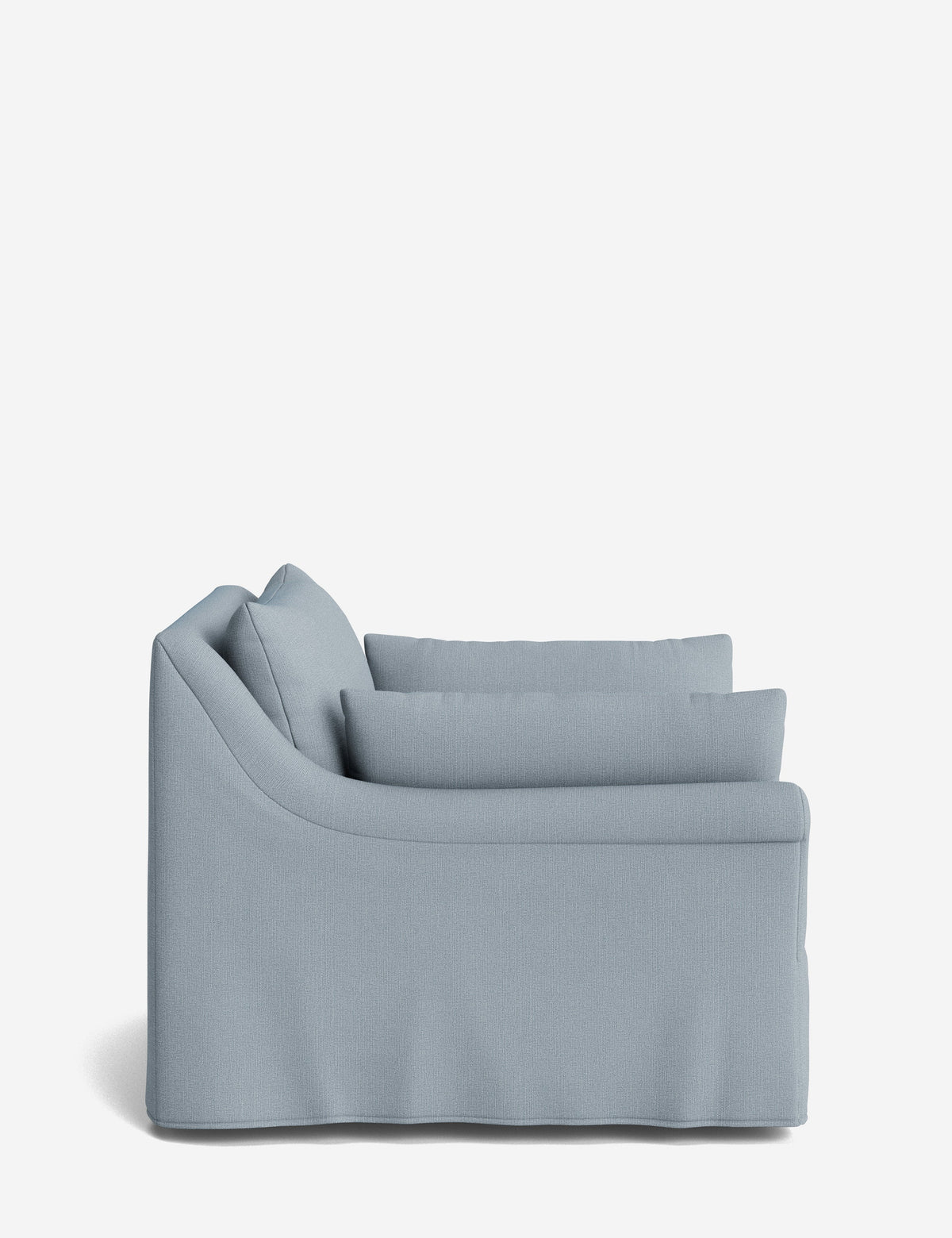 Portola Rolled Arm Luxe Depth Slipcover Chair