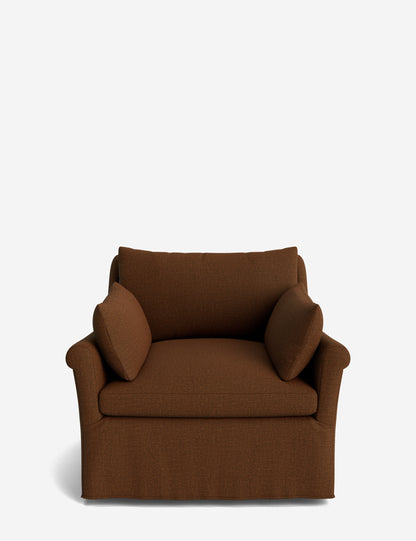 Portola Rolled Arm Luxe Depth Slipcover Chair