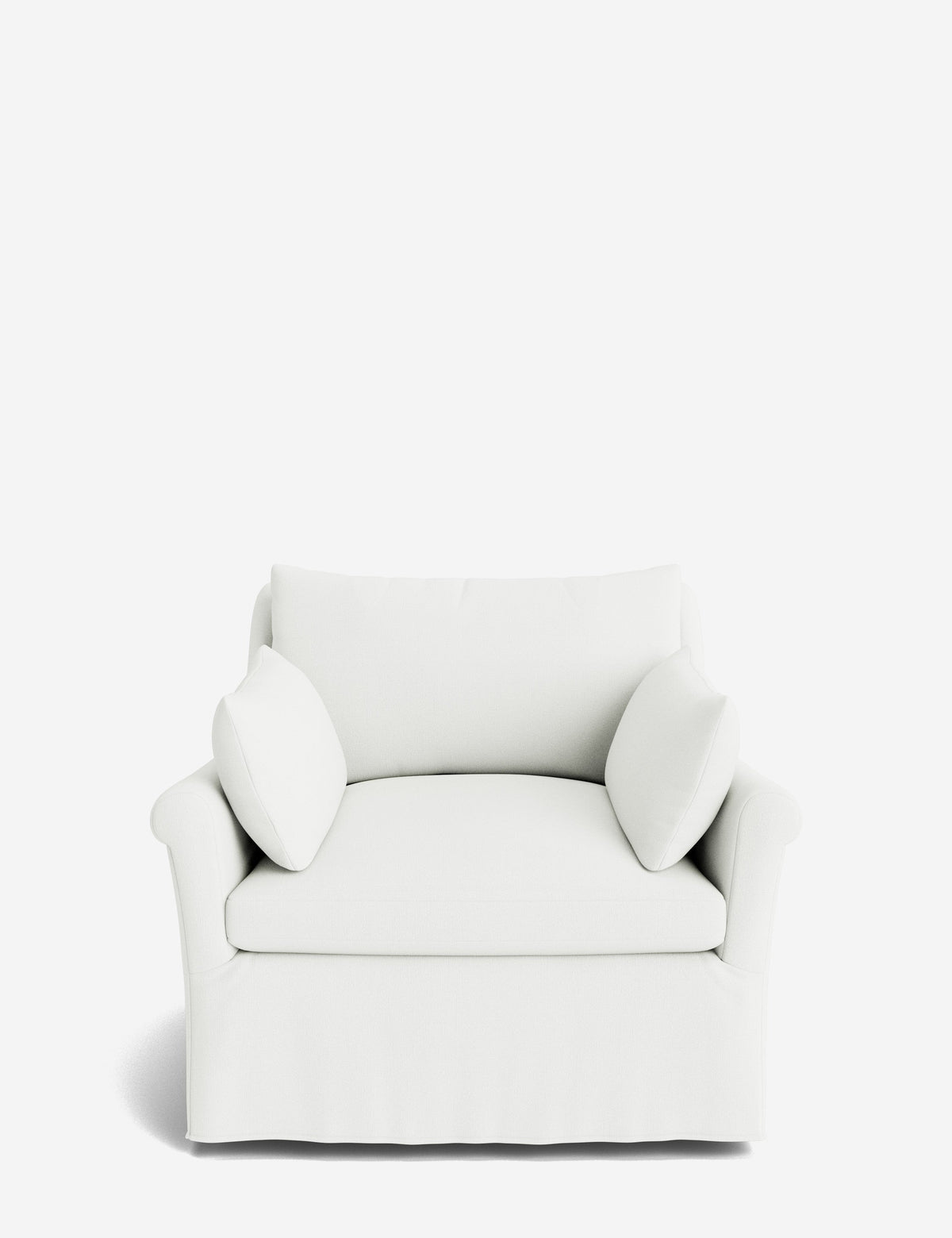 Portola Rolled Arm Luxe Depth Slipcover Chair