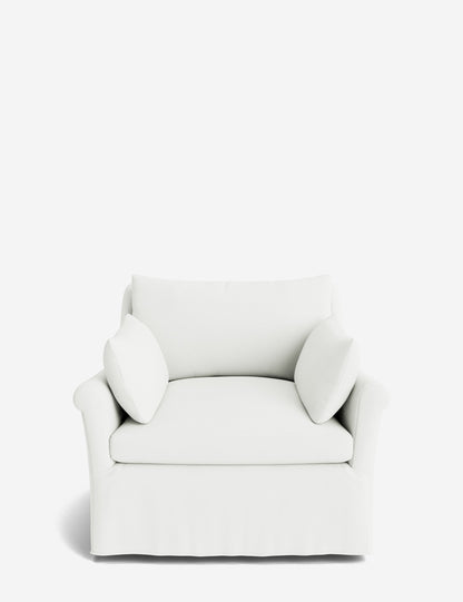 Portola Rolled Arm Luxe Depth Slipcover Chair