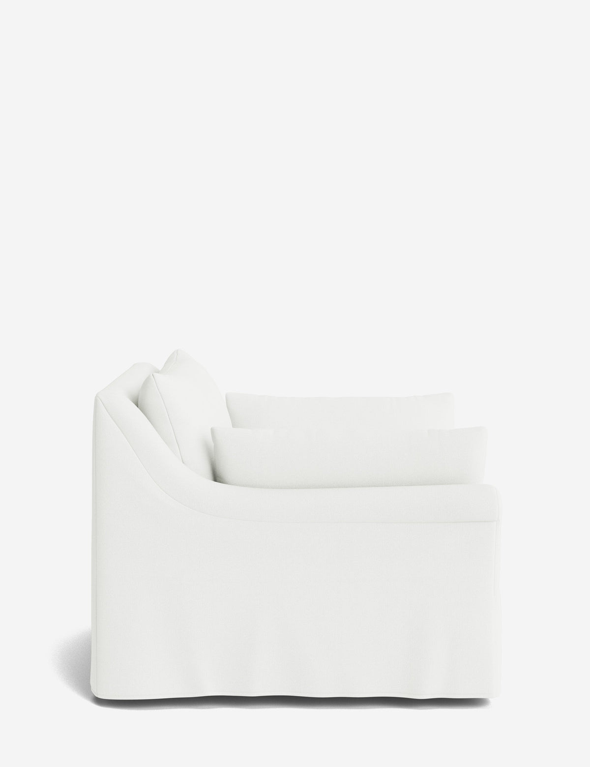 Portola Rolled Arm Luxe Depth Slipcover Chair