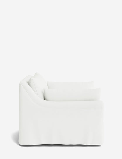 Portola Rolled Arm Luxe Depth Slipcover Chair