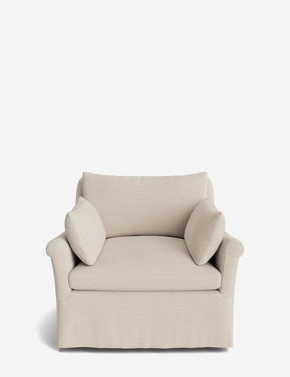 Portola Rolled Arm Luxe Depth Slipcover Chair