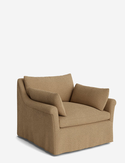 Portola Rolled Arm Luxe Depth Slipcover Chair