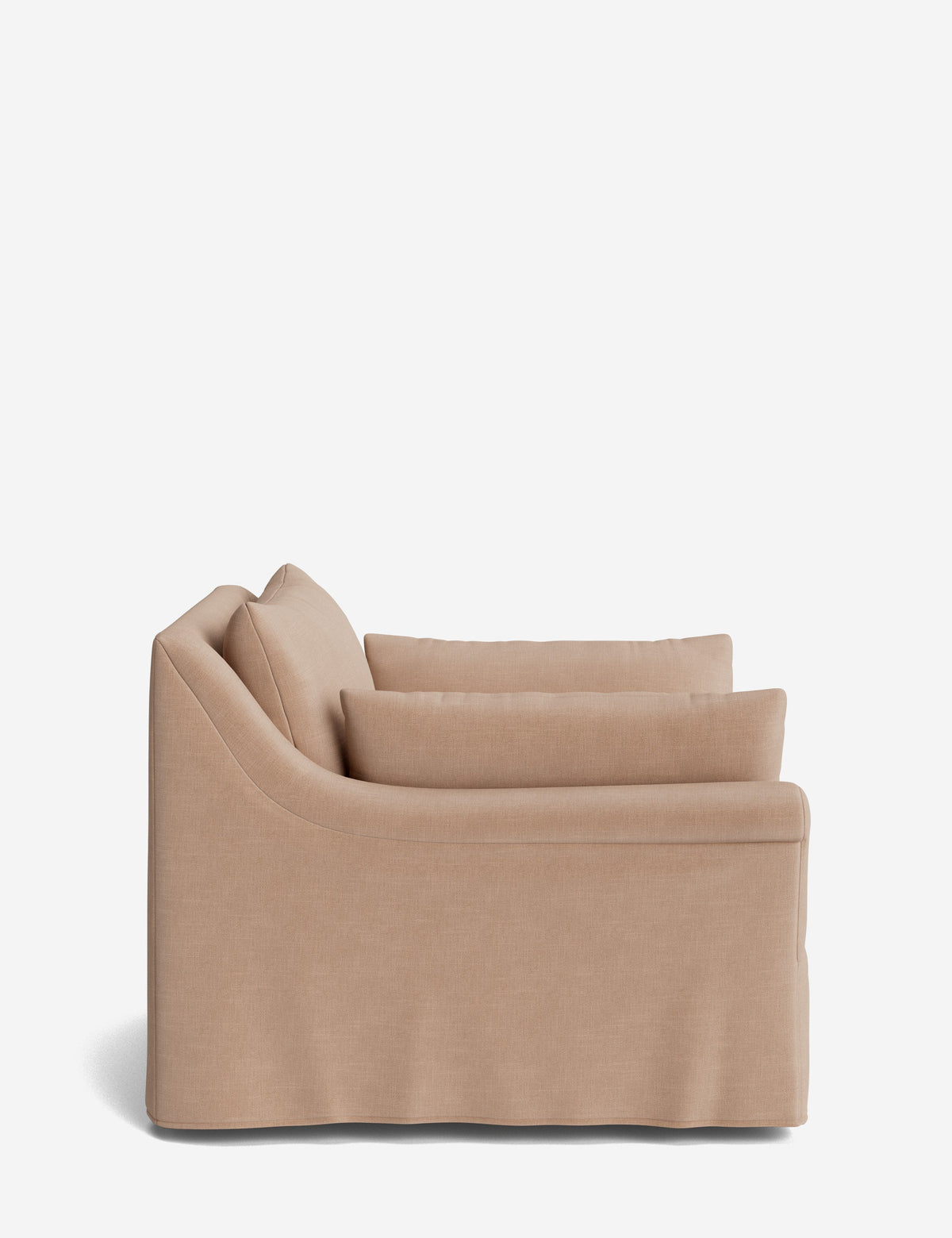 Portola Rolled Arm Luxe Depth Slipcover Chair