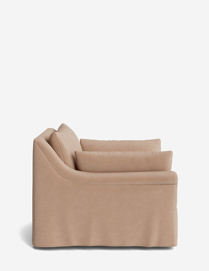 Portola Rolled Arm Luxe Depth Slipcover Chair